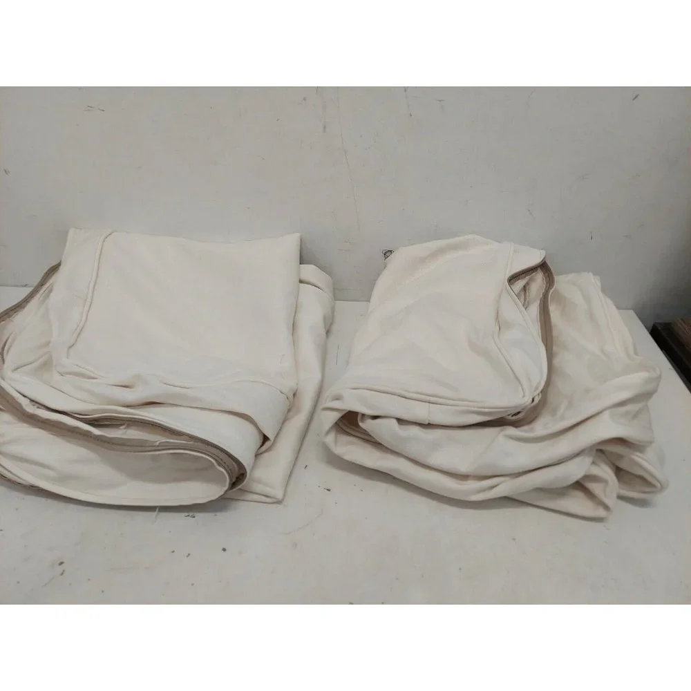 Pottery Barn- Comfort Roll Arm Loveseat Slipcover Box Washed Linen, Ivory, OPEN